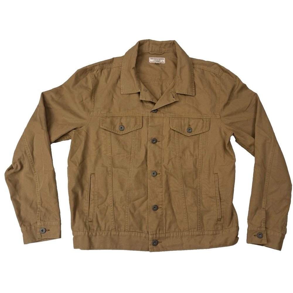 Wallace & Barnes Chore Coat - Large - J.Crew Jacket Brown J Crew AU 671